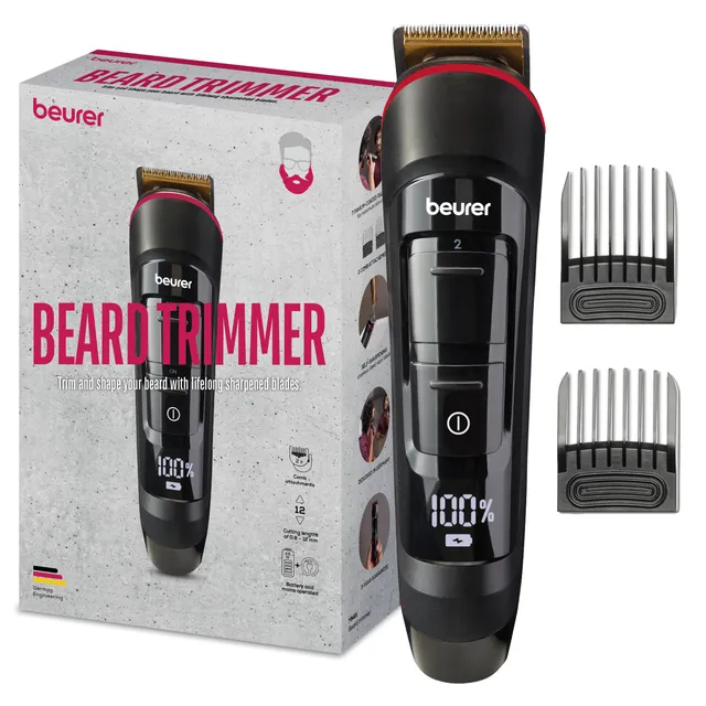 beurer-mn-4x-rifinitore-barba-elettrico-rasoio-a-lamina-con-2-lame-in-acciaio-in image 1