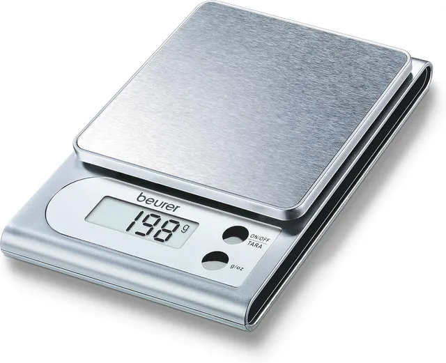 beurer-ks-22-bilancia-da-cucina-digitale-in-acciaio-inox-portata-3-kg-precisione image 1