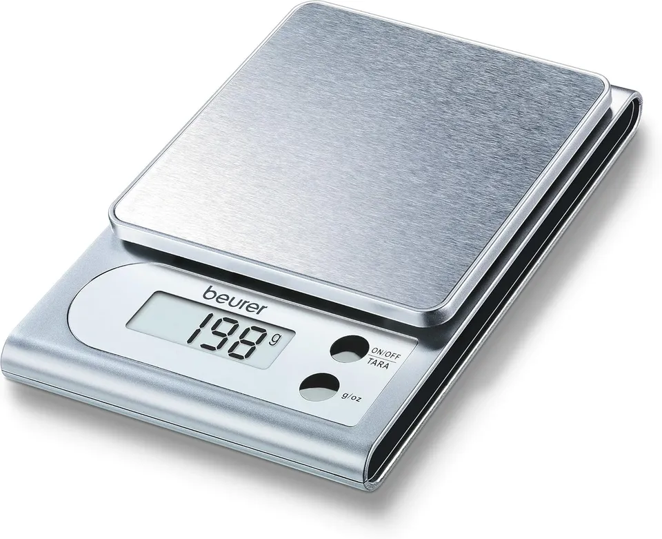 beurer-ks-22-bilancia-da-cucina-digitale-in-acciaio-inox-portata-3-kg-precisione image 1