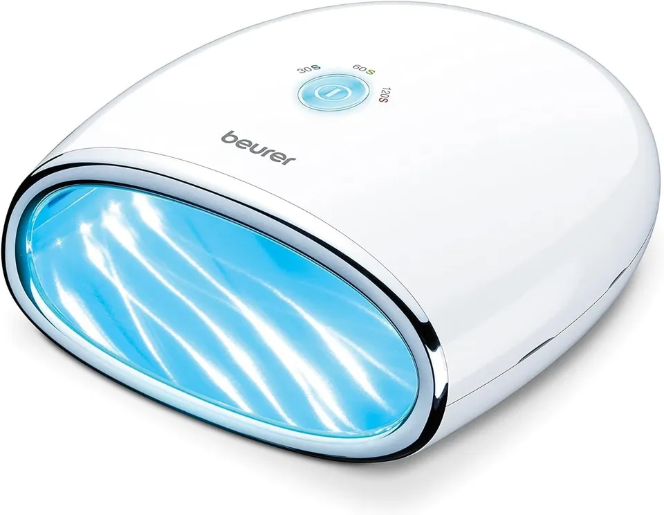 beurer-mp-48-asciugatore-unghie-led-uv-24-w-con-18-led-timer-30-60-120-sec-e-fon image 1