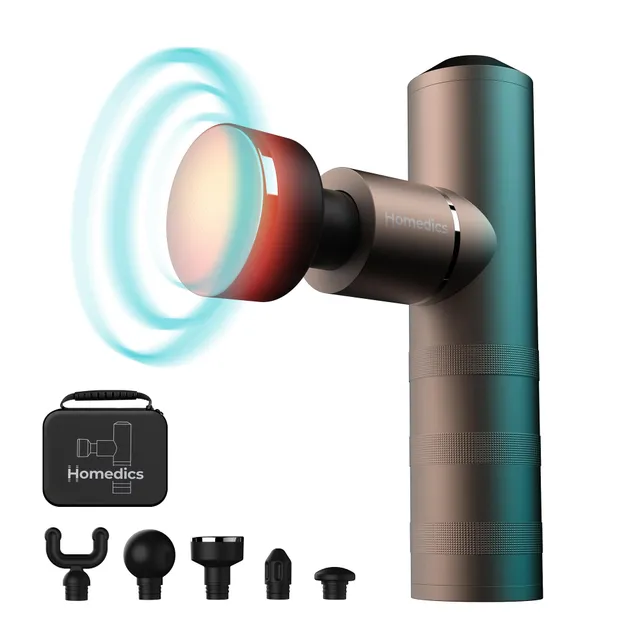 homedics-myti-mini-pistola-massaggiante-riscaldata-portatile-5-accessori-4-inten image 1