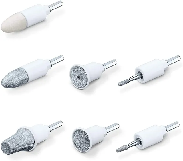 beurer-set-di-7-accessori-di-ricambio-in-zaffiro-e-feltro-per-manicure-e-pedicur image 1