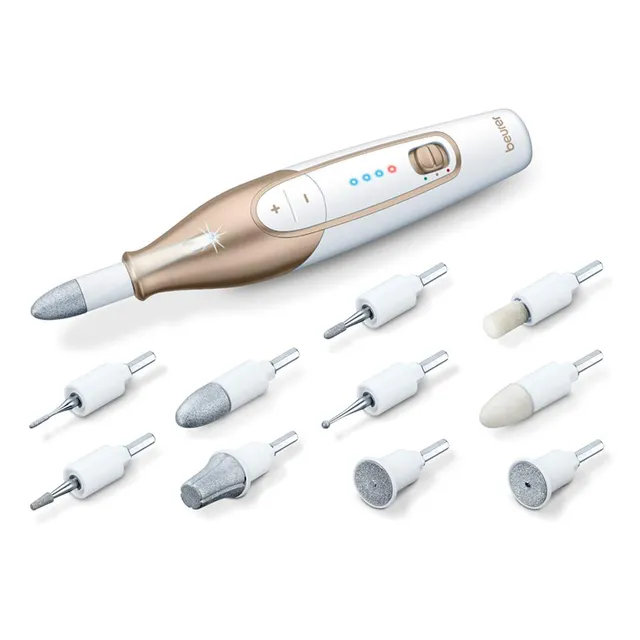 beurer-mp64-set-manicure-e-pedicure-elettrico-senza-fili-lima-per-unghie-con-10- image 1