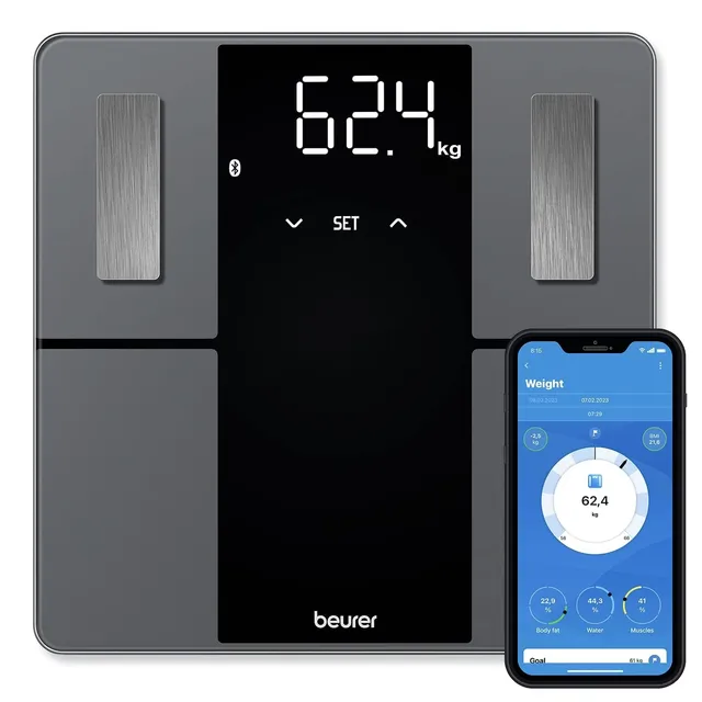 beurer-bf-500-bilancia-pesapersone-digitale-diagnostica-con-bluetooth-app-e-magi image 1