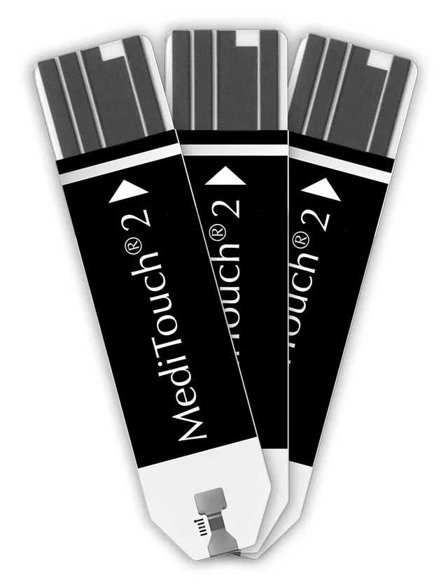 medisana-meditouch-2-strisce-reattive-per-glucosio-nel-sangue-50-pezzi-con-rilev image 1