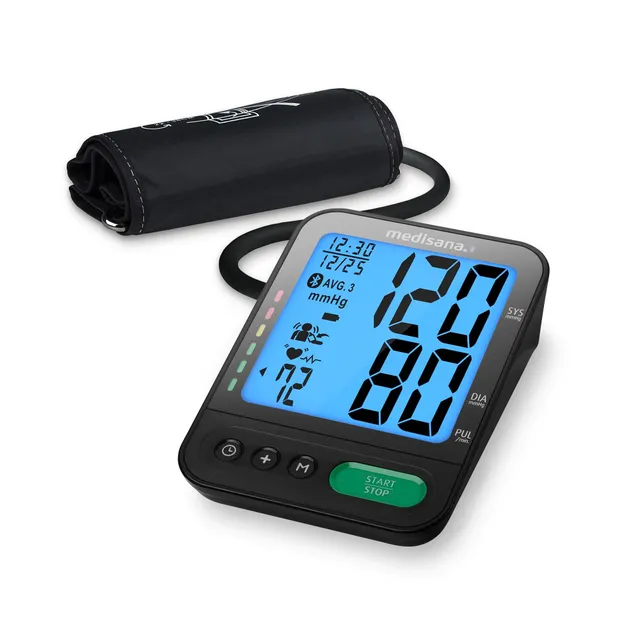 medisana-bu-580-connect-misuratore-di-pressione-da-braccio-con-app-bluetooth-e-s image 1