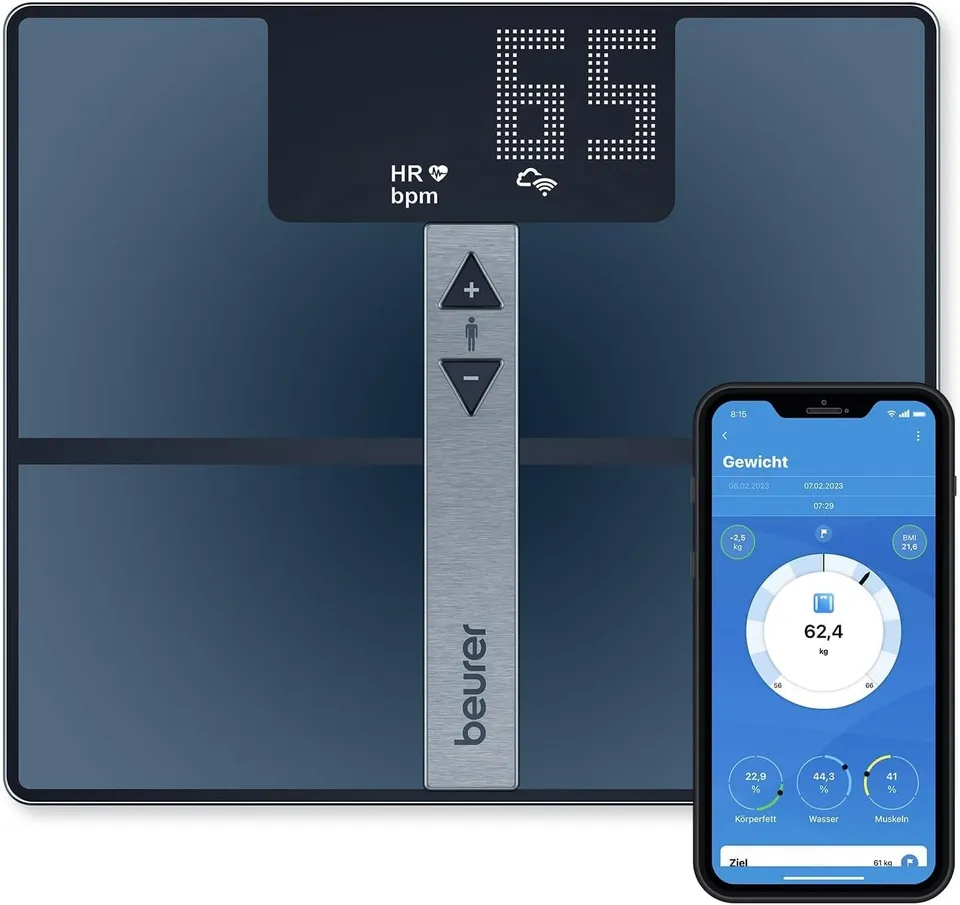 beurer-bf-980-bilancia-diagnostica-con-wifi-e-bluetooth-app-frequenza-cardiaca-b image 1