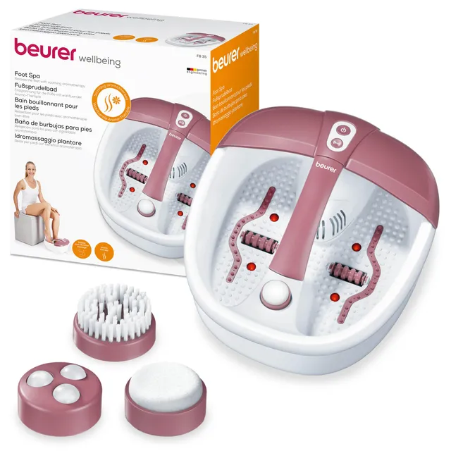 beurer-fb-35-idromassaggiatore-plantare-con-vibrazione-bolle-e-riscaldamento-acq image 1