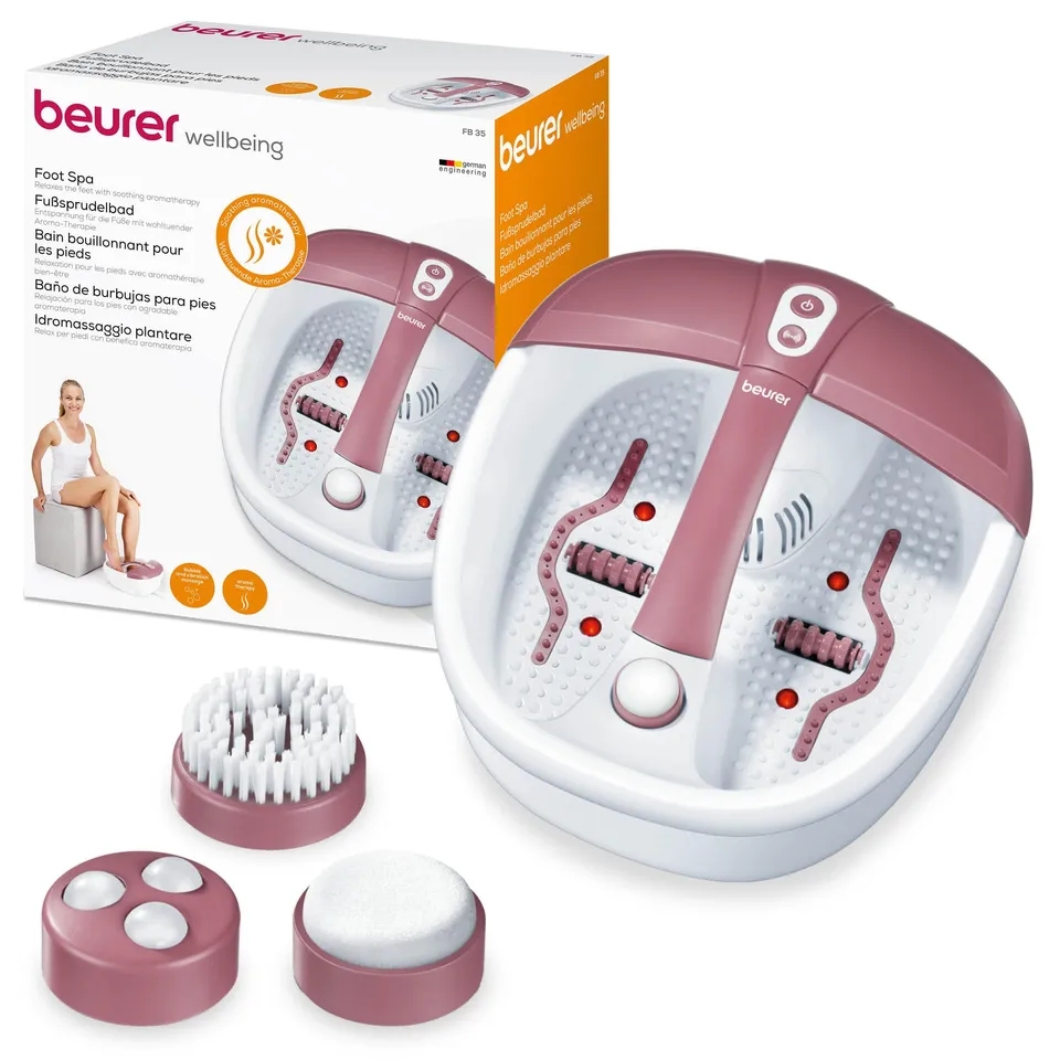 beurer-fb-35-idromassaggiatore-plantare-con-vibrazione-bolle-e-riscaldamento-acq image 1