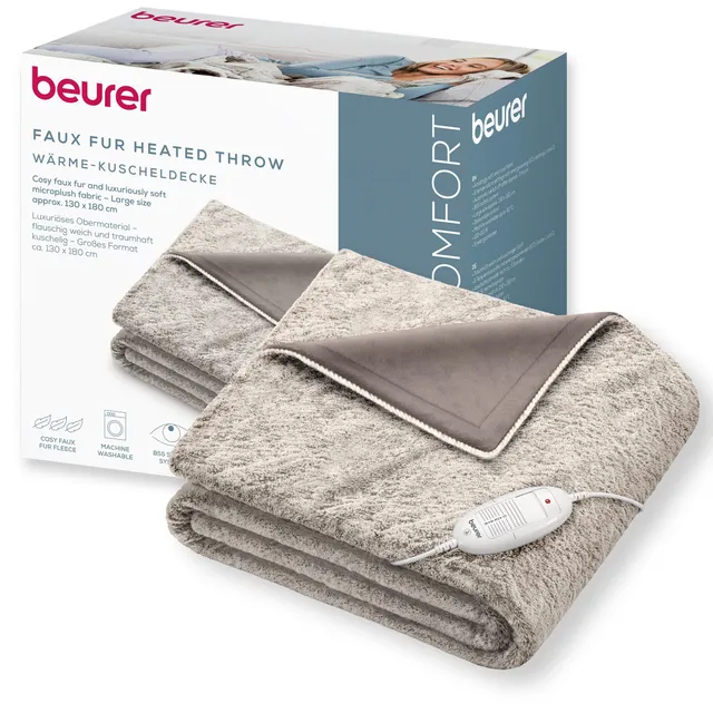 beurer-hd-75-nordic-coperta-elettrica-180x130-cm-in-pelliccia-sintetica-con-6-li image 1