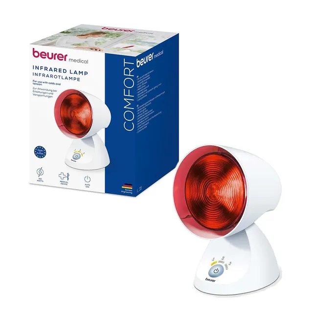 beurer-il35-lampada-termica-a-infrarossi-con-timer-5-10-15-minuti-e-inclinazione image 1
