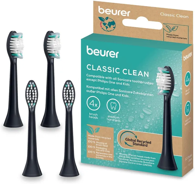beurer-sc-classic-clean-4-testine-di-ricambio-per-spazzolini-sonici-profilo-a-w- image 1