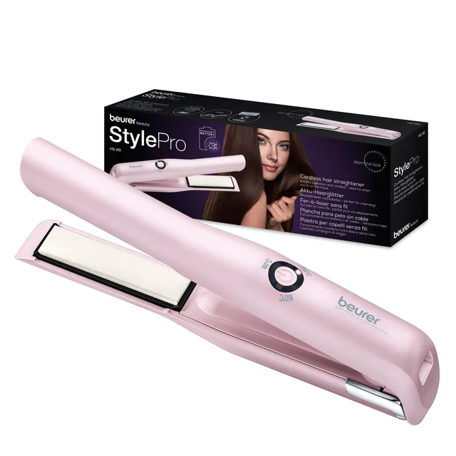beurer-hs-20-piastra-per-capelli-senza-fili-ricaricabile-con-ceramica-e-tormalin image 1