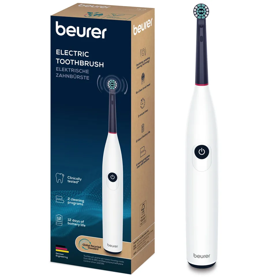 beurer-tb-15-clean-eco-spazzino-elettrico-a-rotazione-oscillante-2-modalit-di-pu image 1