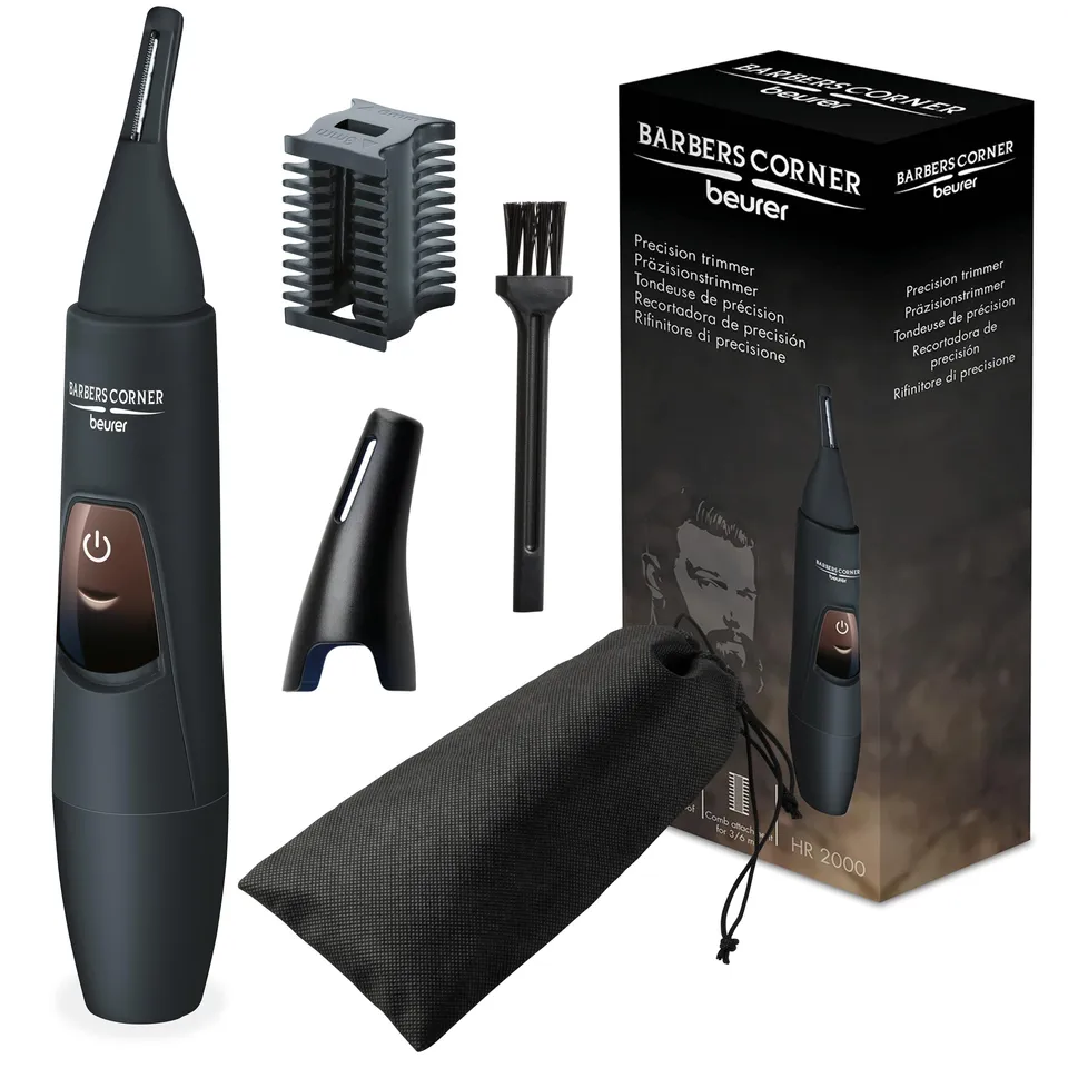 beurer-hr-2000-barbers-rifinitore-di-precisione-angolare-per-sopracciglia-naso-e image 1