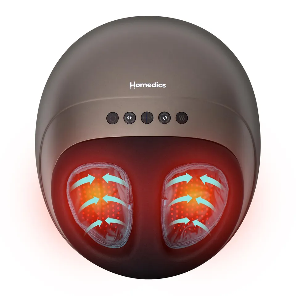 homedics-shiatsu-air-pro-massaggiatore-per-piedi-con-compressione-d-aria-calore- image 1