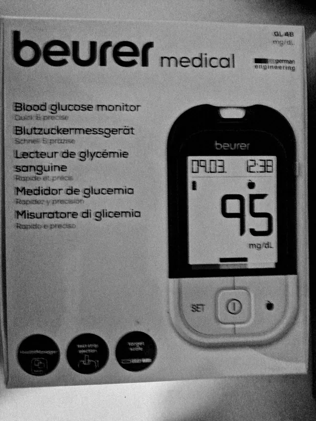beurer-gl-48-misuratore-glicemia-con-striscie-reattive-per-automonitoraggio-dell image 1