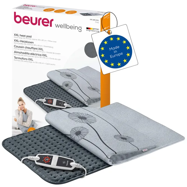 beurer-hk-125-cosy-termoforo-elettrico-xxl-60-x-40-cm-con-6-livelli-di-temperatu image 1
