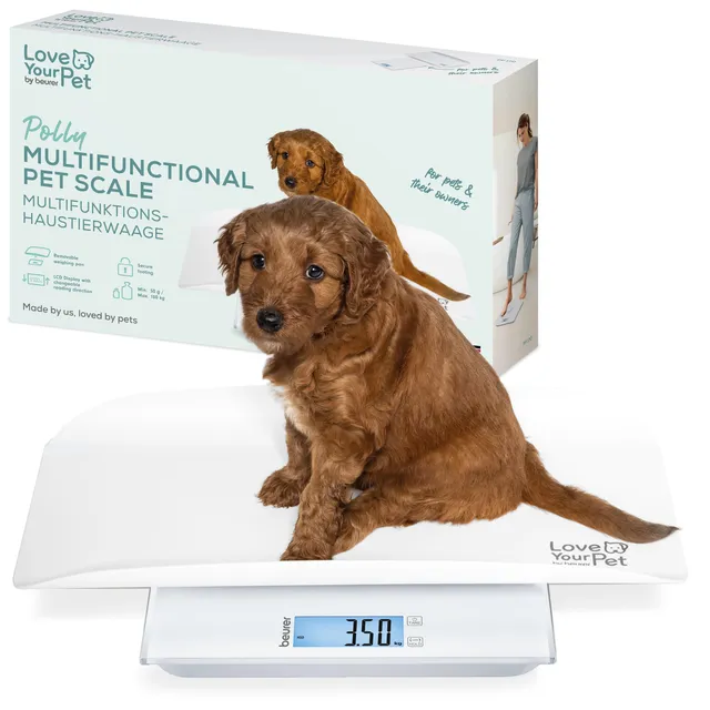 beurer-love-your-pet-bilancia-polly-per-animali-domestici-e-persone-piatto-di-pe image 1