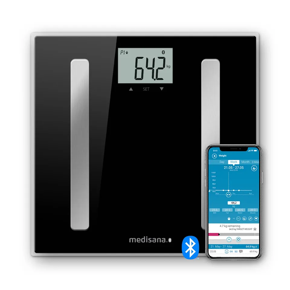 medisana-bs-a45-connect-bilancia-digitale-per-analisi-corporea-180-kg-grasso-acq image 1