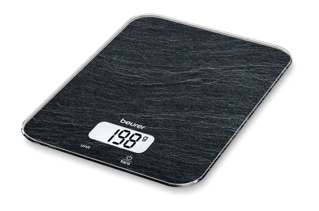 beurer-ks-19-bilancia-da-cucina-digitale-in-vetro-effetto-ardesia-5-kg-portata-c image 1