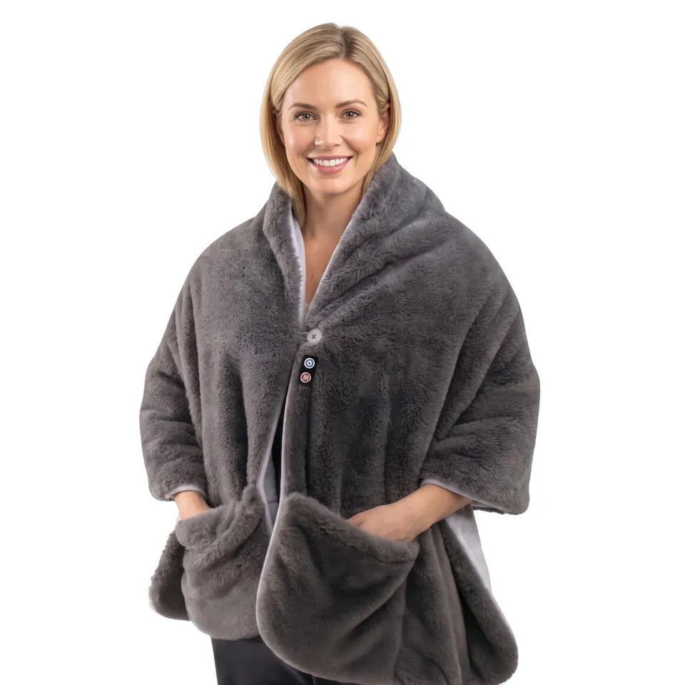 homedics-cosy-cordless-scialle-riscaldante-indossabile-senza-fili-con-power-bank image 1