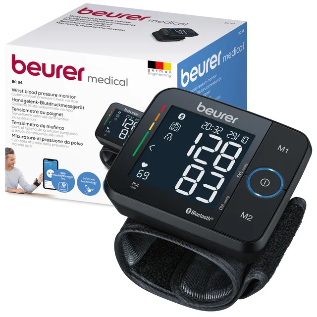 beurer-bc-54-misuratore-di-pressione-da-polso-con-app-rilevamento-aritmie-indica image 1