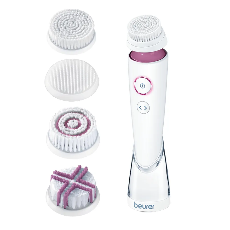 beurer-fc-95-spazzola-viso-elettrica-ricaricabile-impermeabile-ipx7-con-4-testin image 1