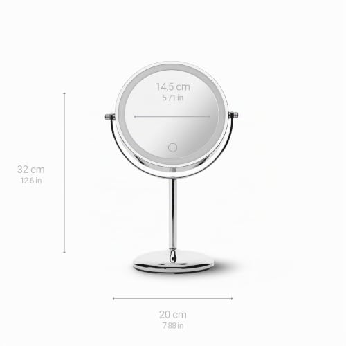 medisana-cm-844-specchio-trucco-led-ricaricabile-con-ingrandimento-7x-44-led-e-l image 8