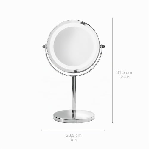 medisana-cm-840-specchio-cosmetico-da-tavolo-a-led-ingrandimento-5x-doppia-facci image 8