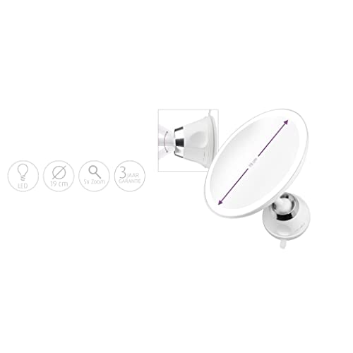 medisana-cm-850-specchio-cosmetico-2-in-1-con-led-ingrandimento-5x-ventosa-da-pa image 6