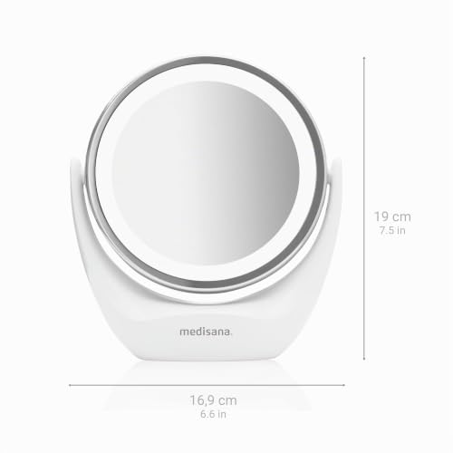 medisana-cm-835-specchio-cosmetico-led-2in1-specchio-per-trucco-con-ingrandiment image 8