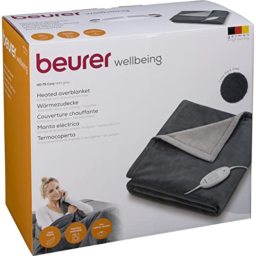 beurer-hd-75-coperta-elettrica-morbida-in-pile-grigia-con-6-livelli-di-temperatu image 5