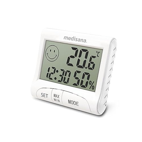 medisana-hg-100-igrometro-digitale-con-termometro-ambiente-indicatore-smiley-com image 7