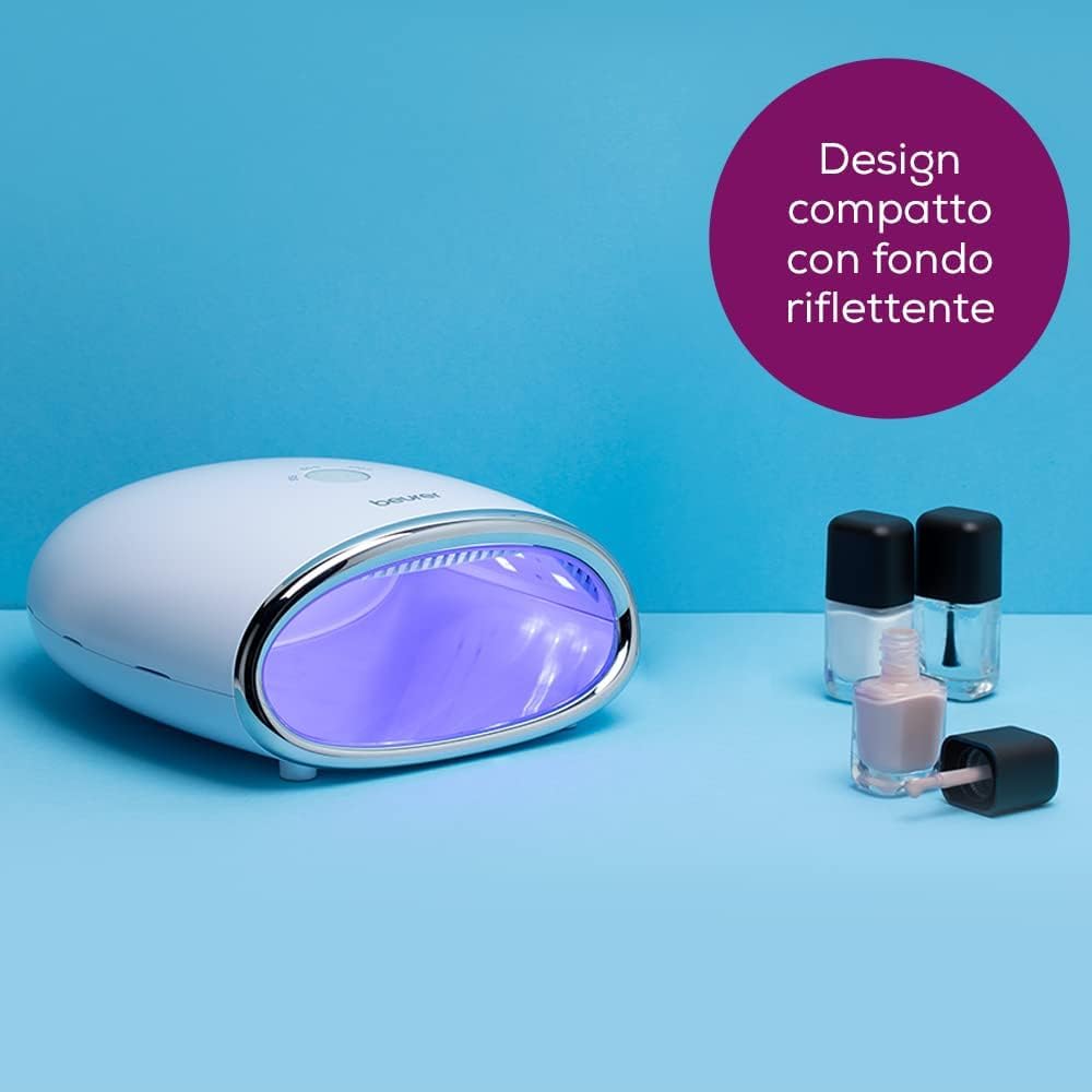 beurer-mp-48-asciugatore-unghie-led-uv-24-w-con-18-led-timer-30-60-120-sec-e-fon image 3
