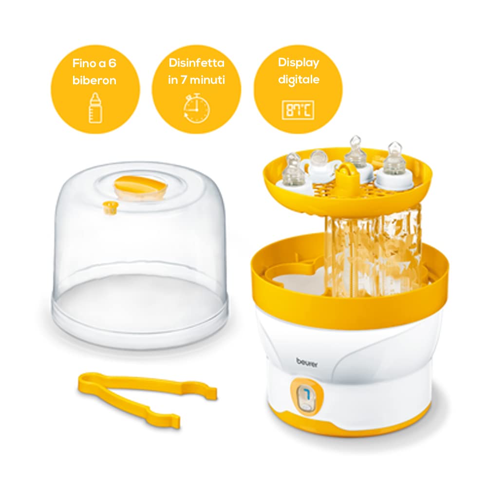 beurer-sterilizzatore-a-vapore-elettrico-per-biberon-display-led-fino-a-6-bibero image 3