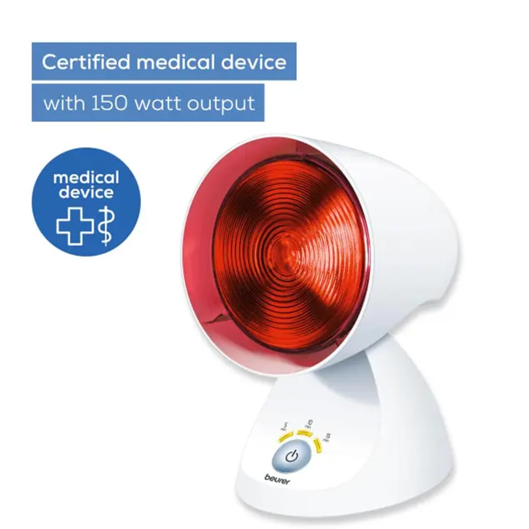 beurer-il35-lampada-termica-a-infrarossi-con-timer-5-10-15-minuti-e-inclinazione image 3