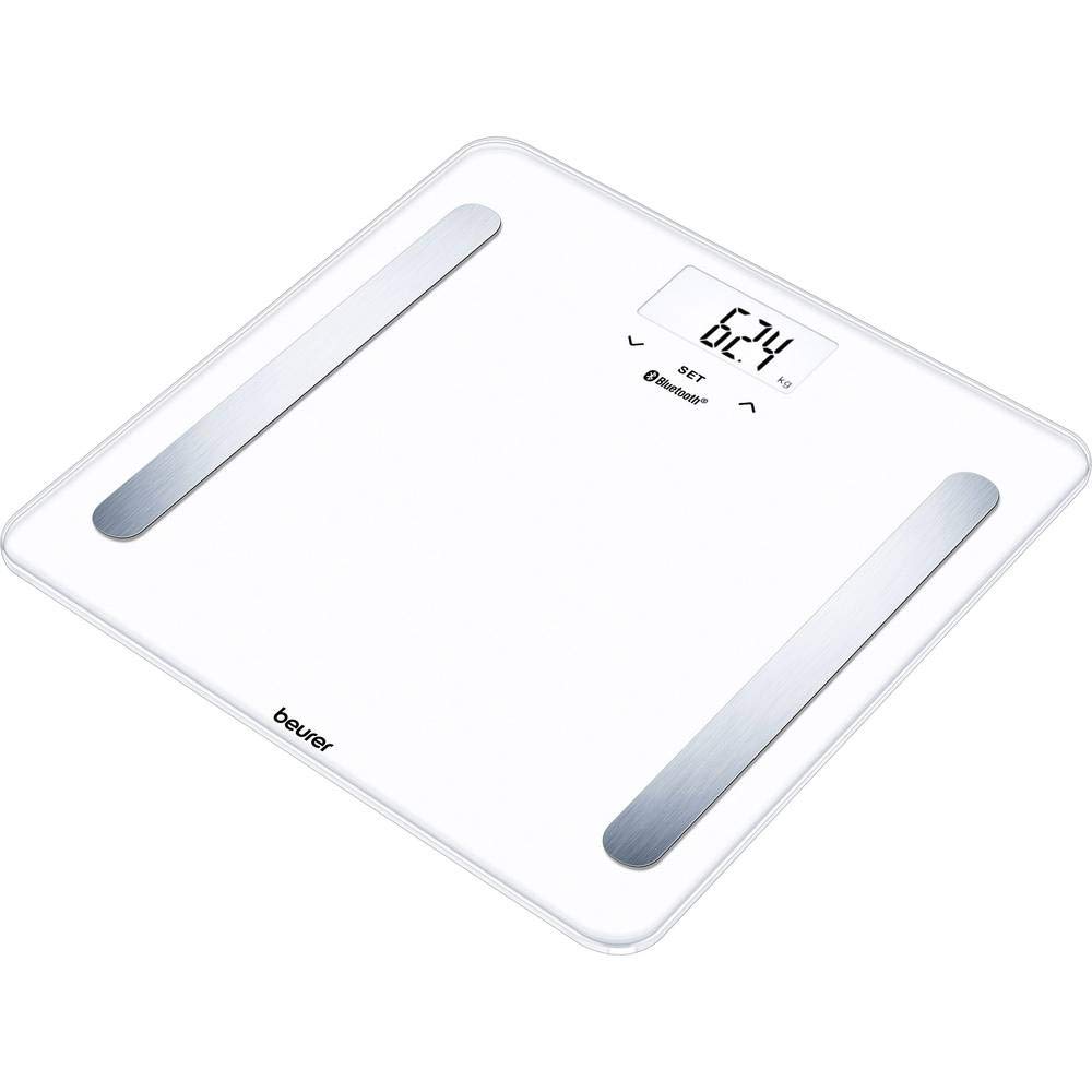 beurer-bf-600-pure-white-bilancia-diagnostica-bluetooth-con-display-lcd-illumina image 1