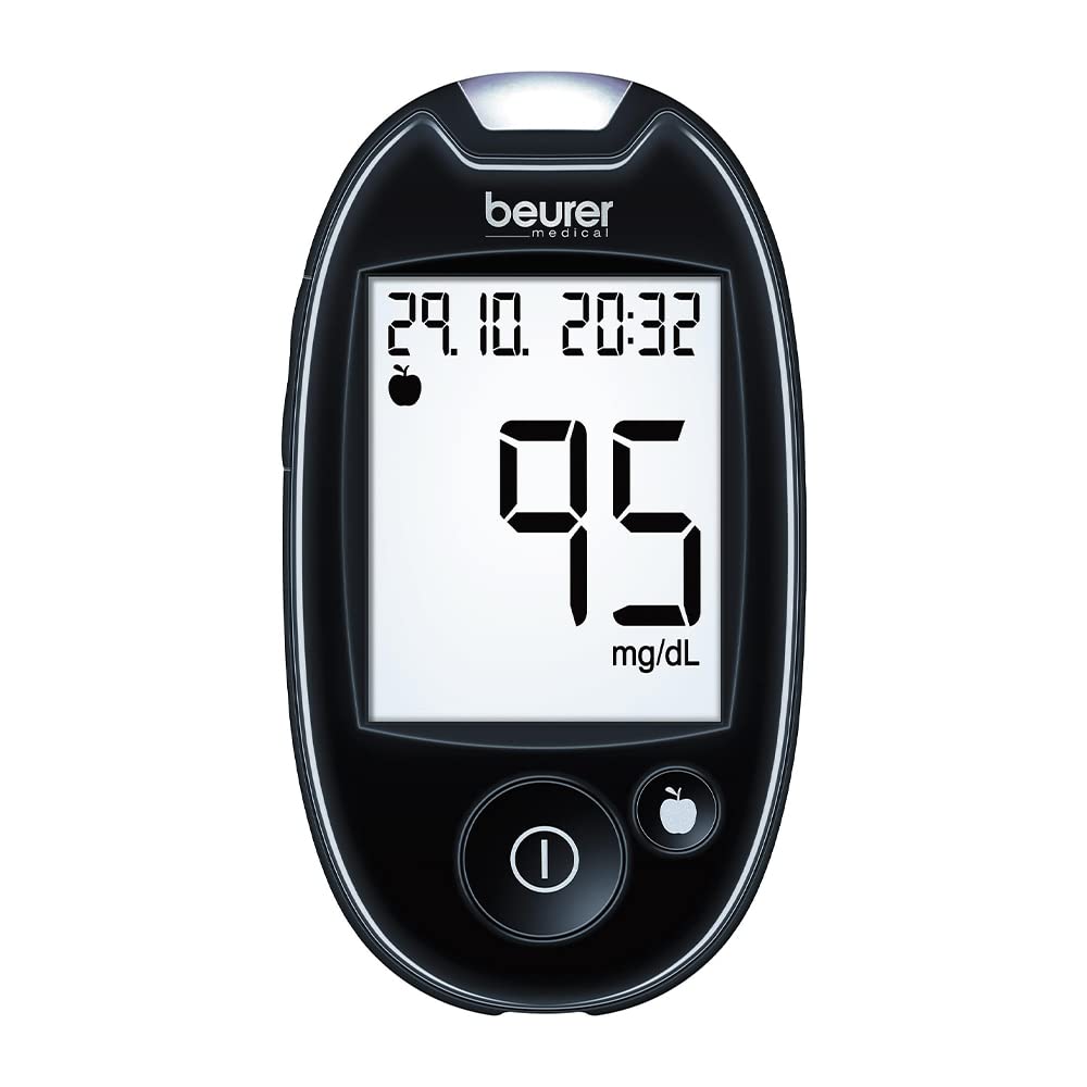 beurer-gl-44-glucometro-digitale-mg-dl-con-misurazione-in-5-secondi-display-xxl- image 1