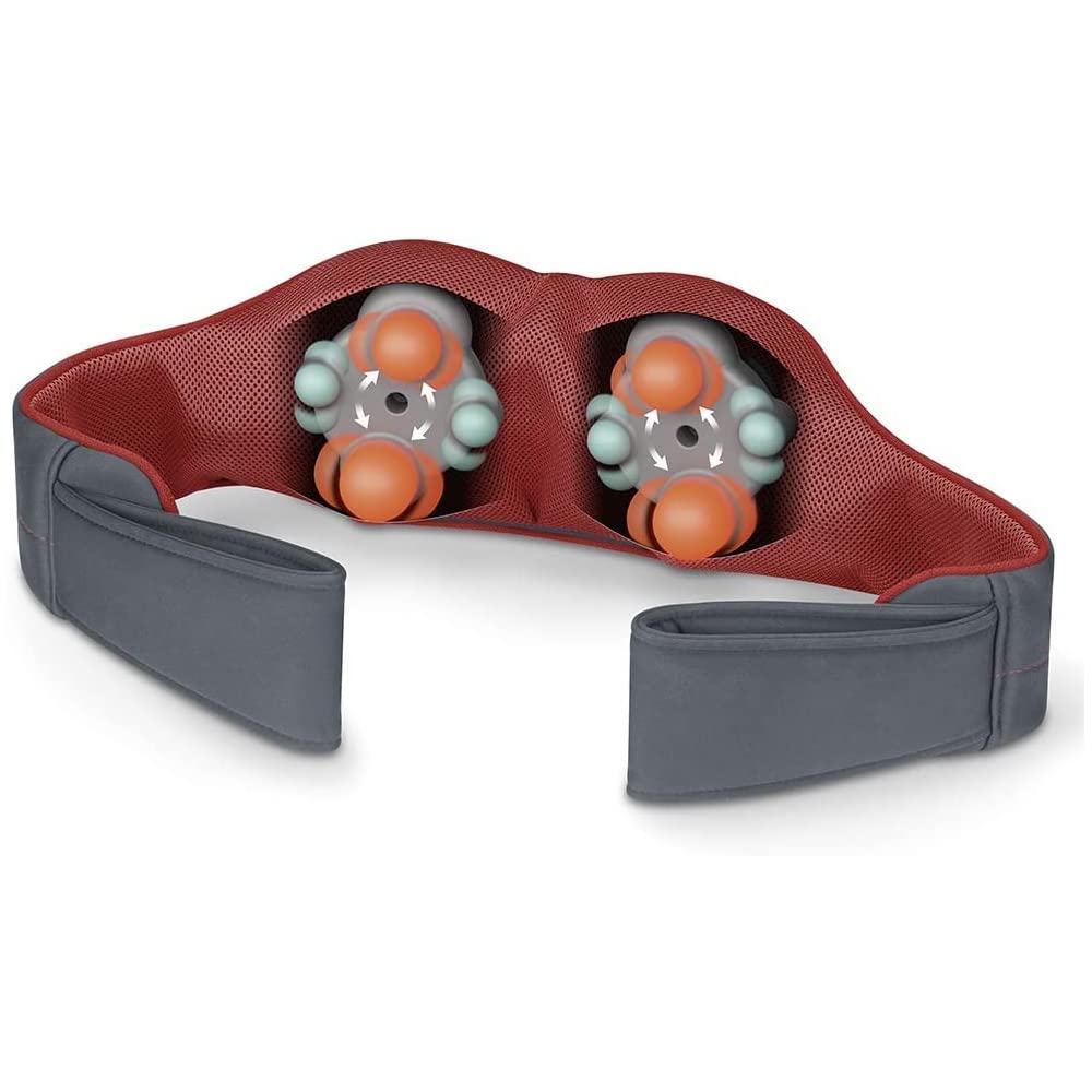 beurer-mg-151-massaggiatore-shiatsu-3d-con-8-testine-rotanti-funzione-calore-e-l image 1