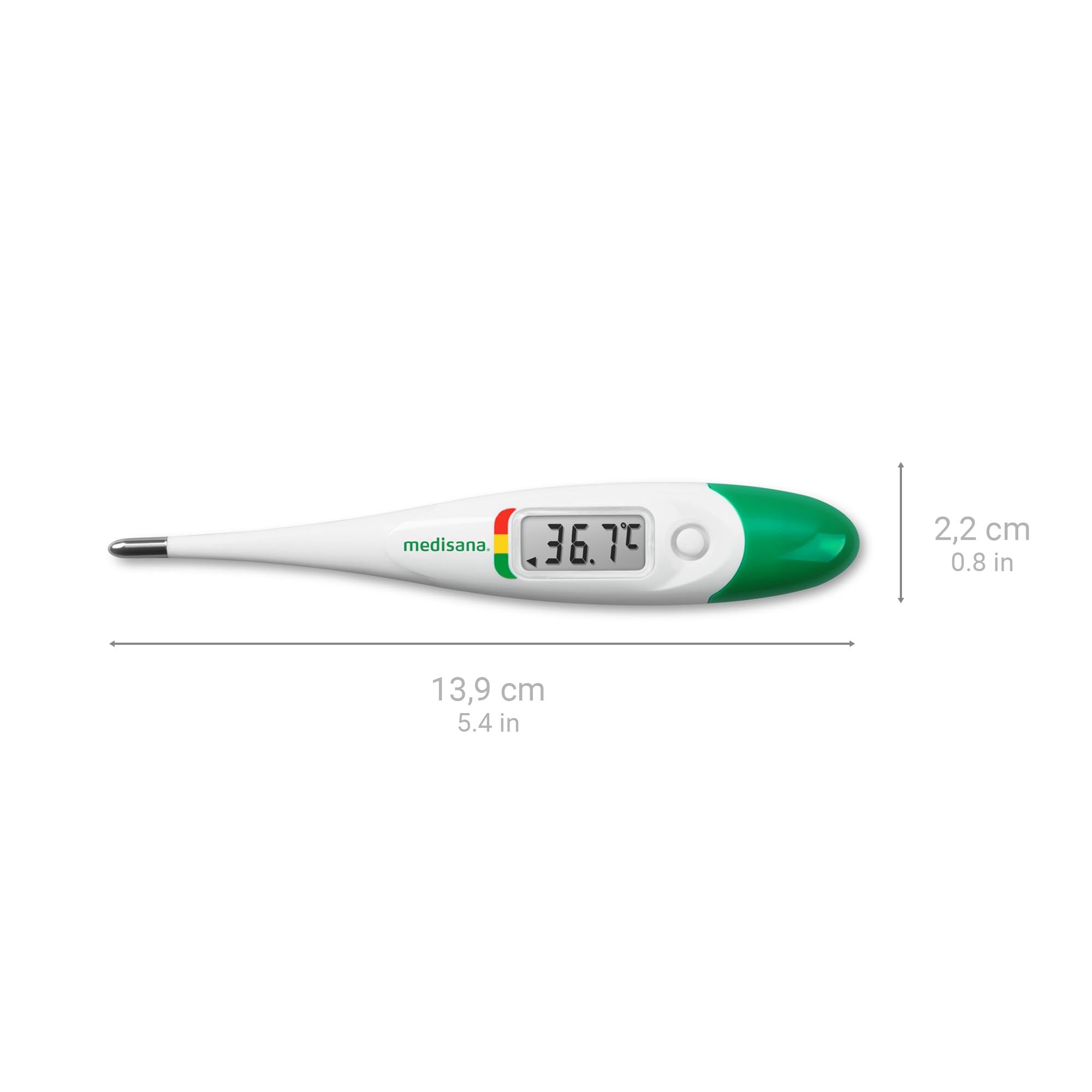 medisana-tm-705-termometro-clinico-digitale-con-allarme-febbre-impermeabile-misu image 2