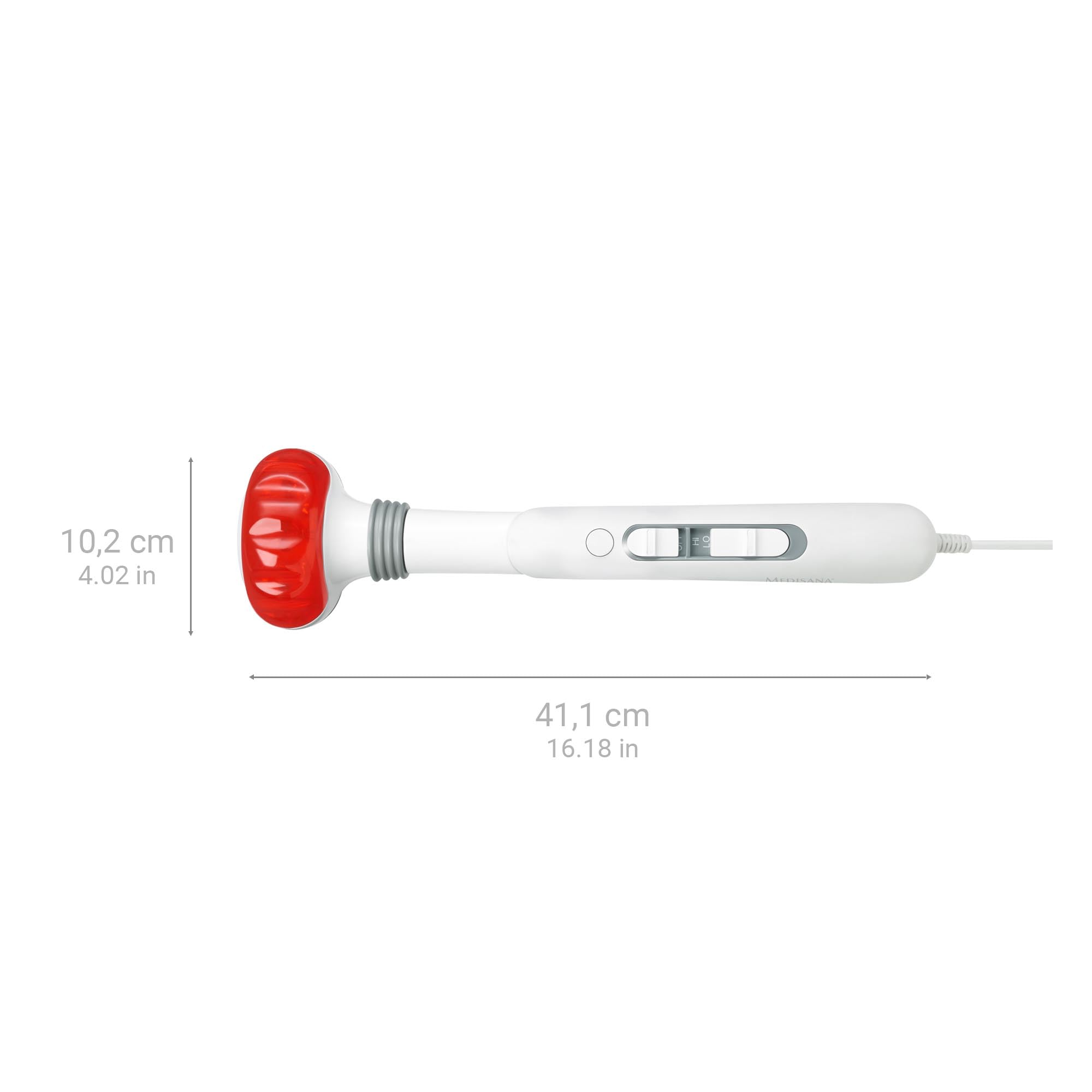 medisana-hm-886-massaggiatore-manuale-elettrico-con-funzione-calore-luce-rossa-5 image 2