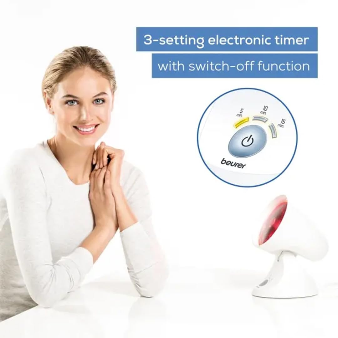 beurer-il35-lampada-termica-a-infrarossi-con-timer-5-10-15-minuti-e-inclinazione image 4