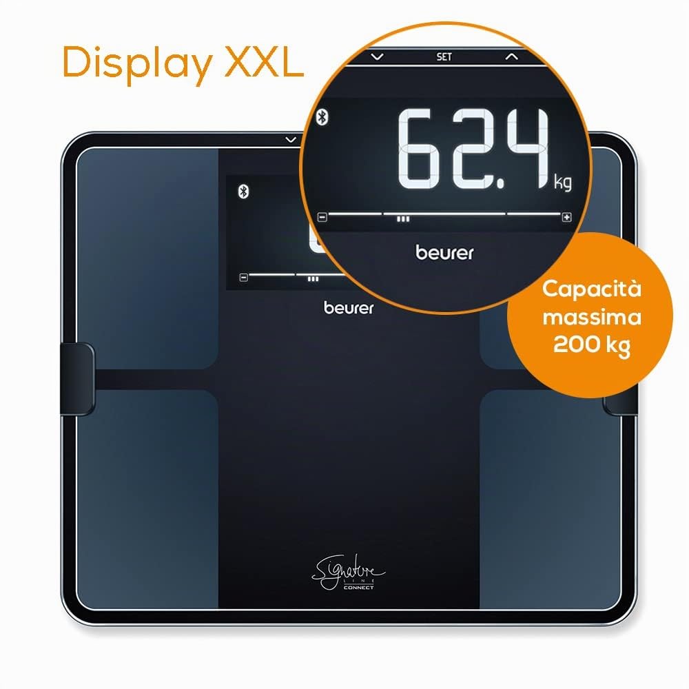 beurer-bf-915-signature-line-bilancia-diagnostica-connettibile-con-elettrodi-ito image 4