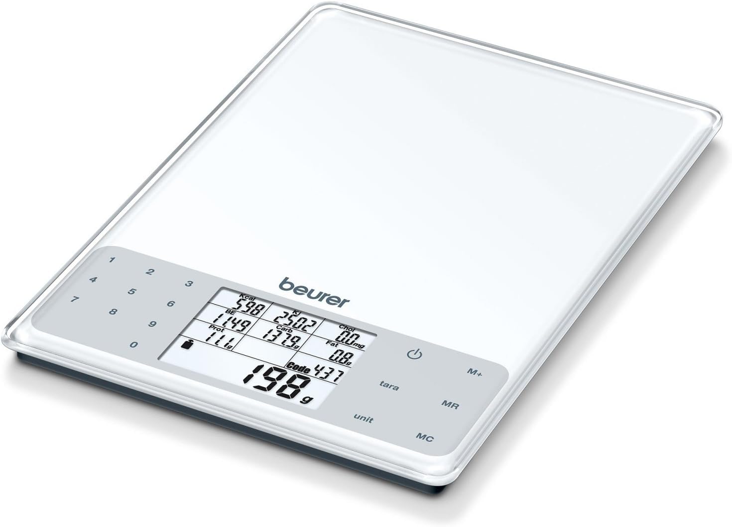 beurer-ds-61-bilancia-nutrizionale-digitale-con-database-950-alimenti-calcolo-ca image 1