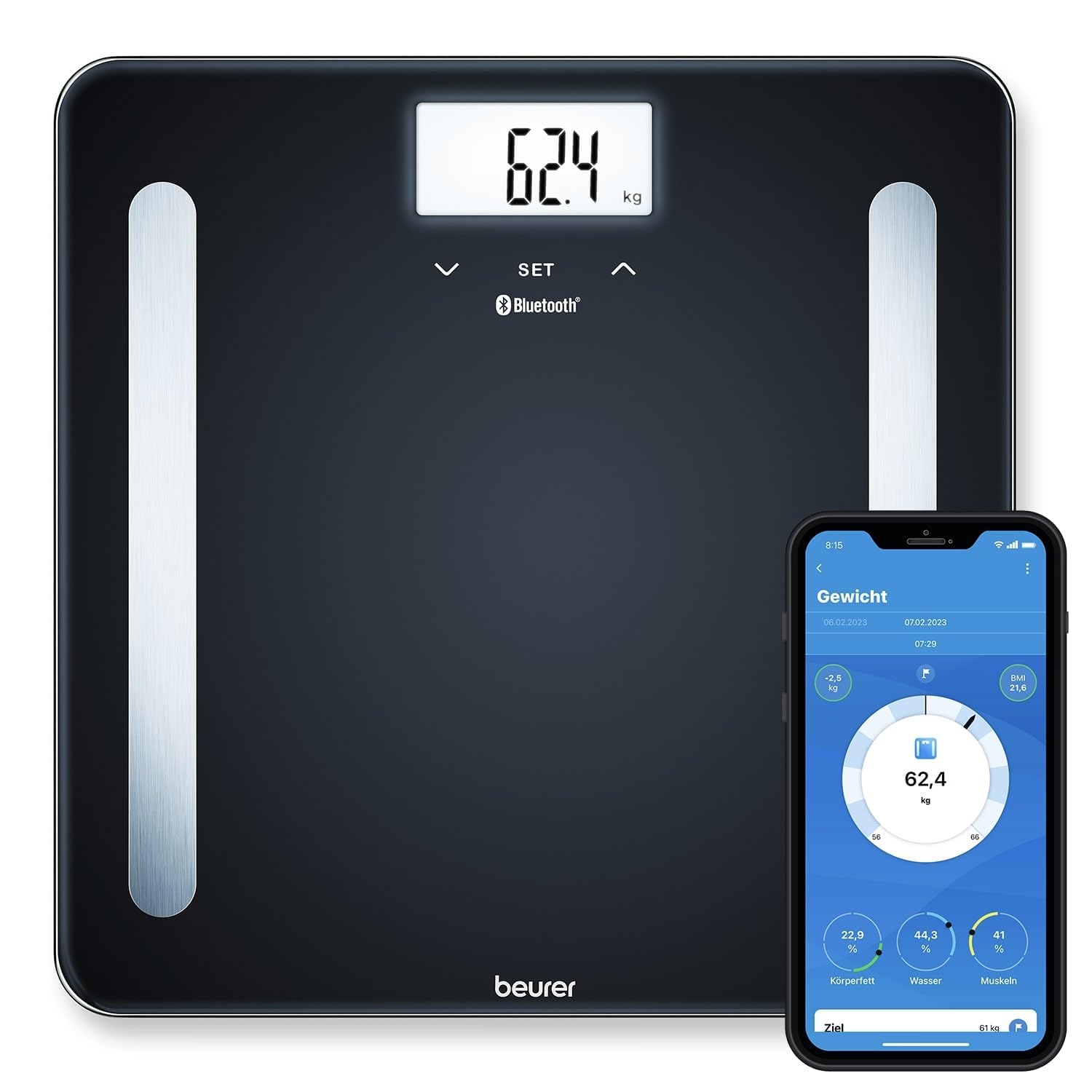 beurer-bf-600-pure-white-bilancia-diagnostica-bluetooth-con-display-lcd-illumina image 4