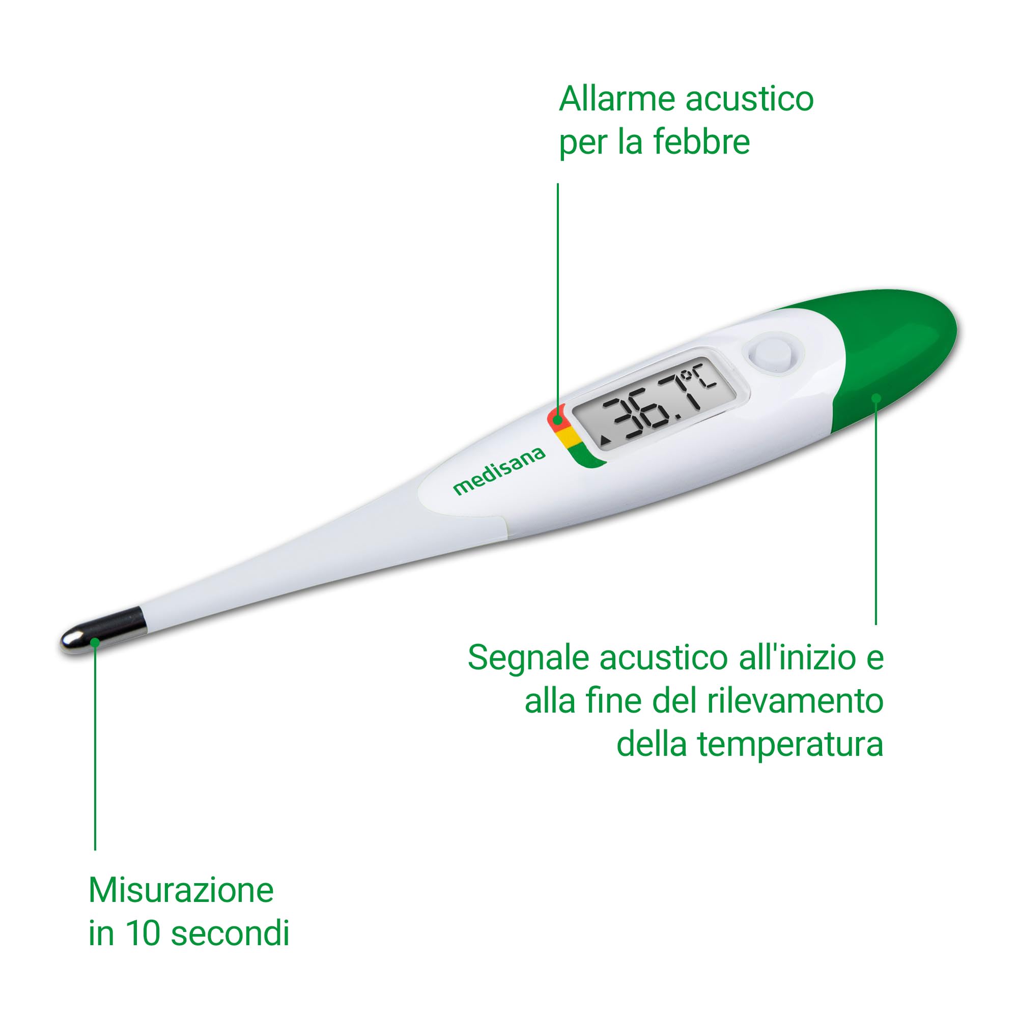 medisana-tm-705-termometro-clinico-digitale-con-allarme-febbre-impermeabile-misu image 5