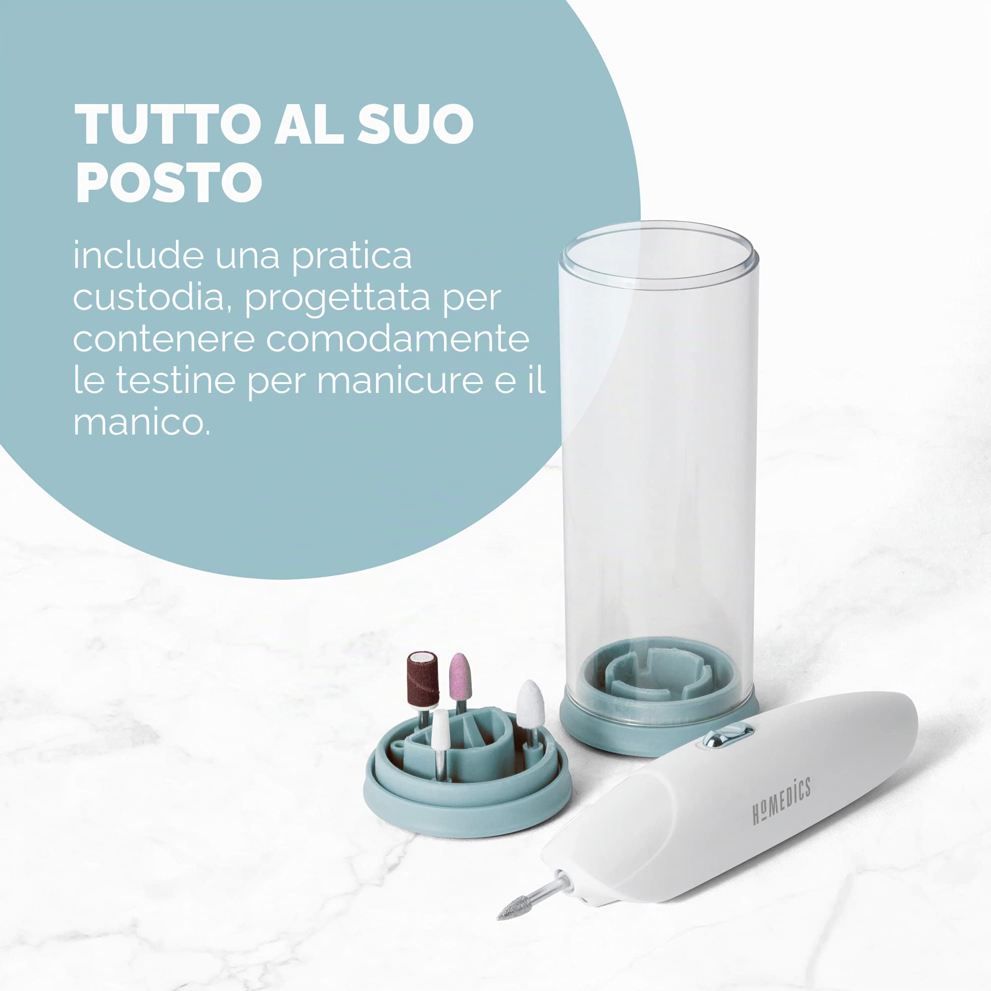 homedics-set-manicure-e-pedicure-elettrico-5-in-1-con-5-testine-intercambiabili- image 7