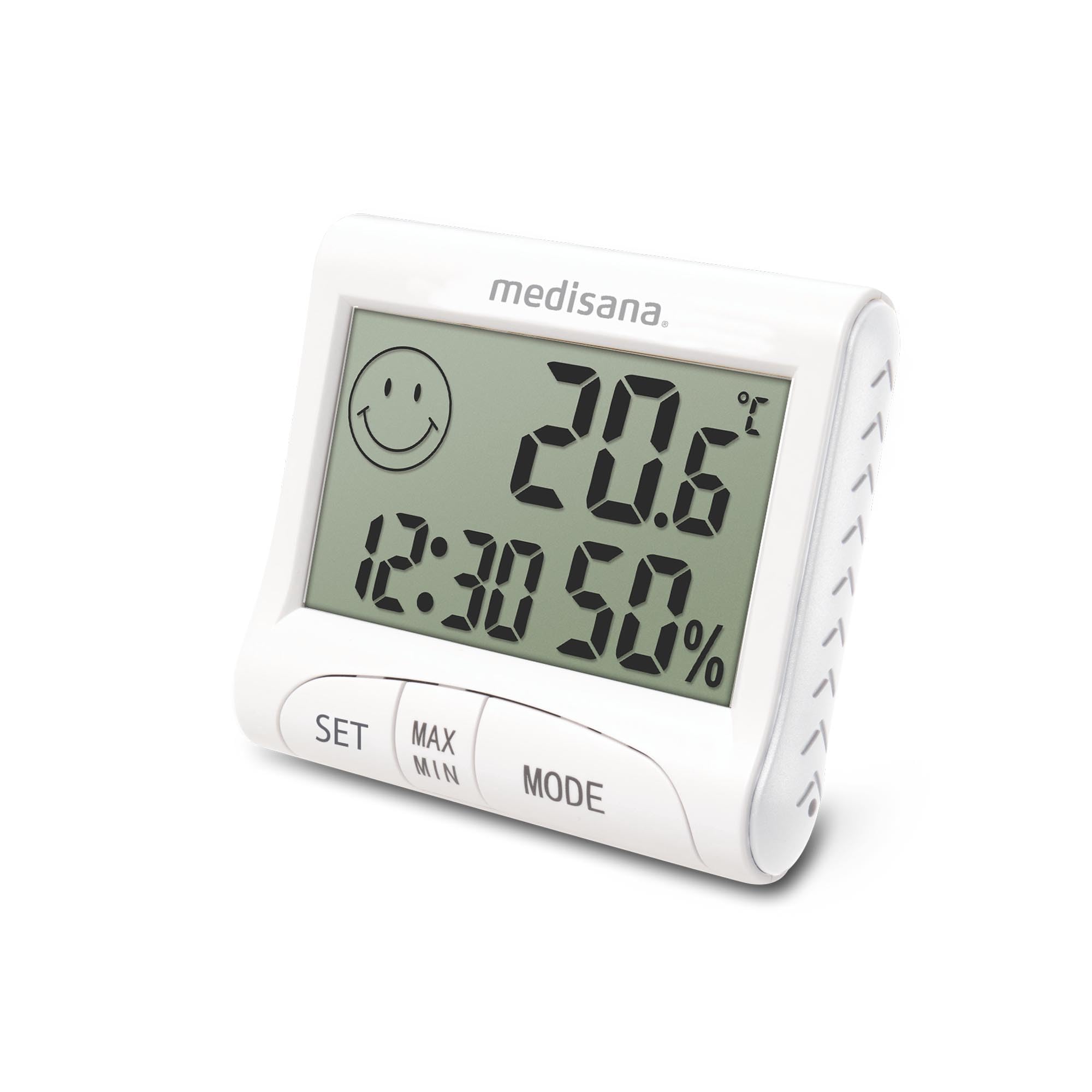 medisana-hg-100-igrometro-digitale-con-termometro-ambiente-indicatore-smiley-com image 1