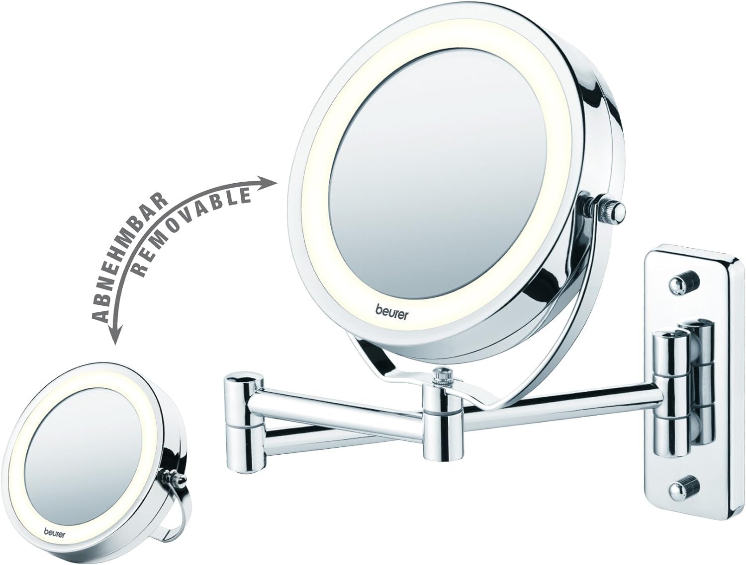 beurer-bs-59-specchio-cosmetico-da-parete-orientabile-2-in-1-con-illuminazione-l image 4